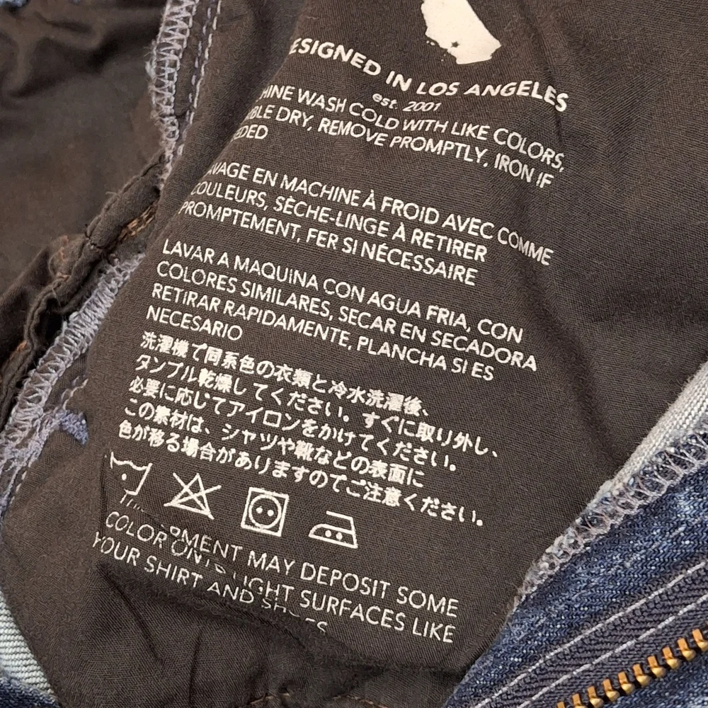 AG Adriano Goldschmied DANEEL High-Rise Wide Leg Crop Denim Jeans Women Size 30 - Picture 16 of 16